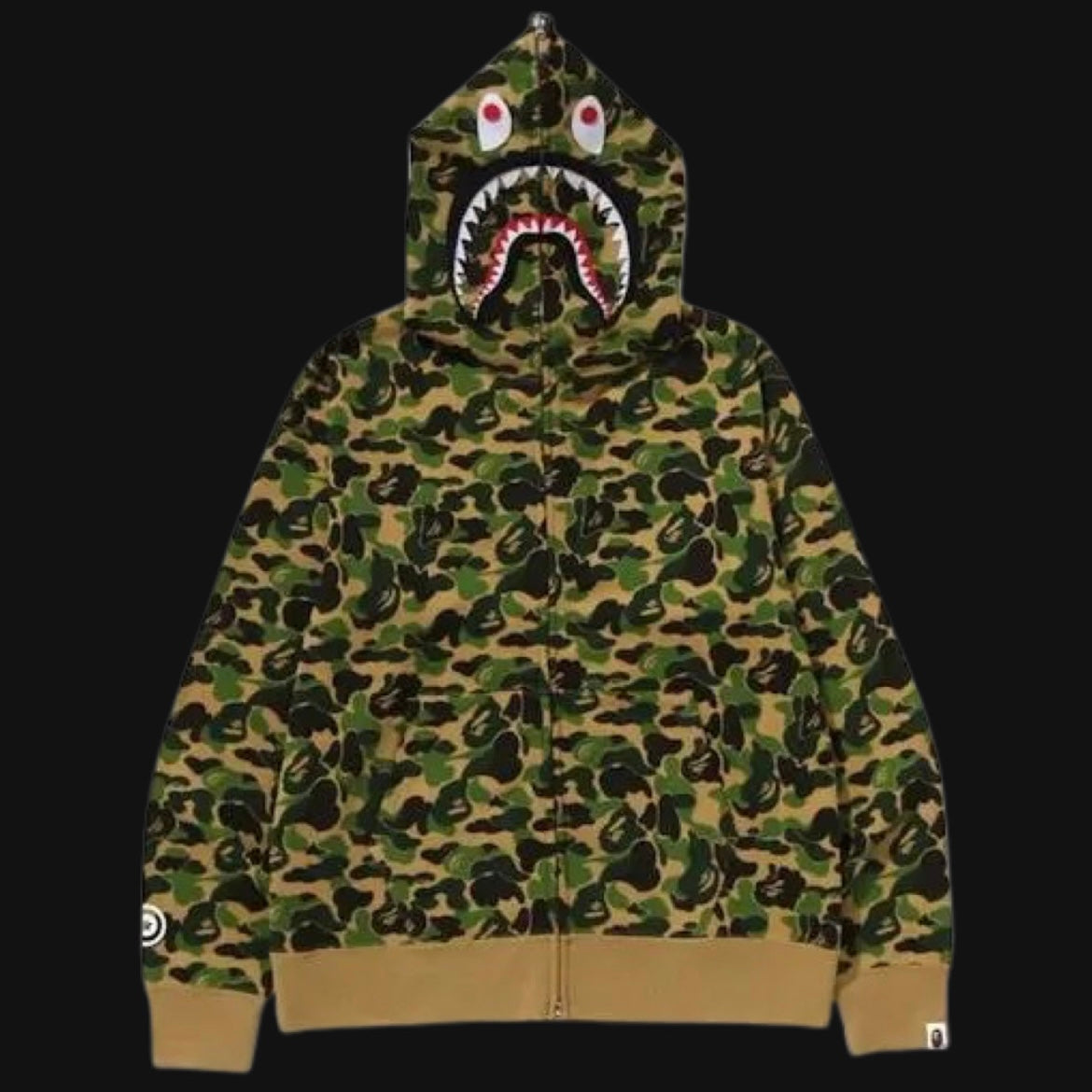 Bape Abc Camo Separate Shark Full Zip Hoodie